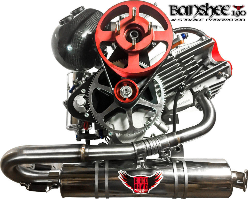 BlackHawk Banshee 190 Paramotor Buy Now 4 Stroke