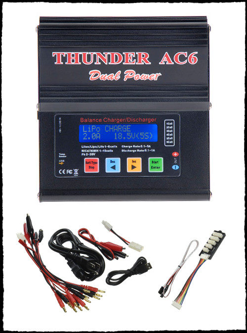 Thunder AC6 Battery Charger Electric Paramotor Powered Paragliding