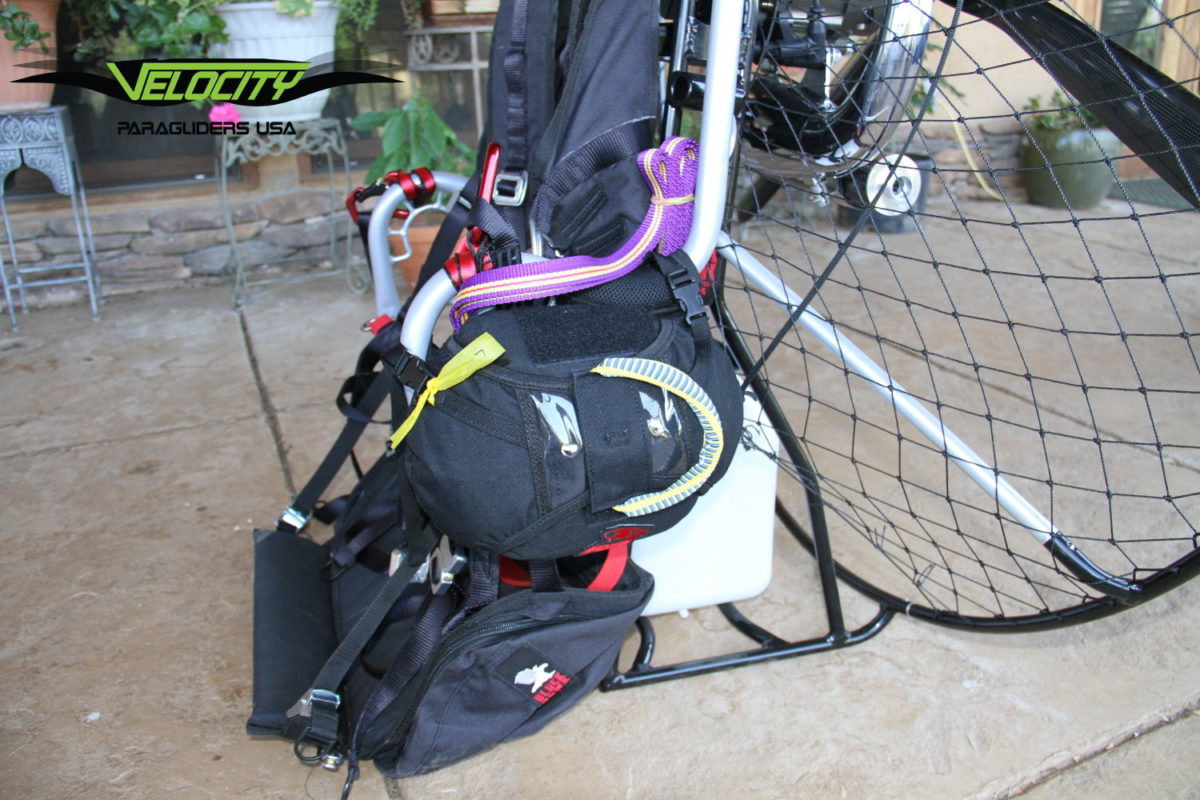 Velocity Ultra Lite Reserve Parachute BlackHawk Paramotor USA Store