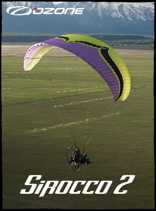 Ozone Sirocco Paraglider For Powered Paragliding & Paramotor Flight