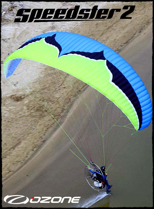 Ozone Speedster 2 Paraglider For Paramotor & Powered Paragliding